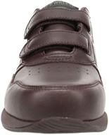 👟 comfortable propet lifewalker strap sneaker: stylish black men's shoes for optimal support logo