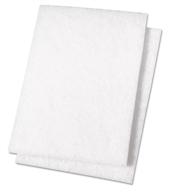 🧽 premiere pads light duty scouring pad - 9x6 white (case of 20) logo