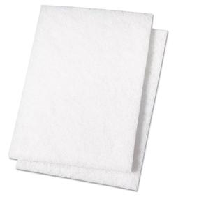 img 1 attached to 🧽 Premiere Pads Light Duty Scouring Pad - 9x6 White (Case of 20)