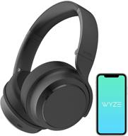 wyze наушники с активным шумоподавлением: беспроводные bluetooth накладные наушники с активным шумоподавлением, звук высокого качества, режим прозрачности, ясное воспроизведение голоса и встроенный алекса. логотип