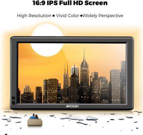 img 2 attached to 📸 MYDASH 10 Inch Digital Picture Frame: 32GB, 1080P HD IPS Display, Motion Sensor, Remote Control, Auto Rotate. Slideshow/Video/Music Support!