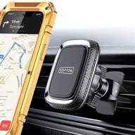 📱 torras magnetic car phone holder [6 upgraded super magnets] [case friendly] air vent mount for iphone, samsung, all smartphones - compatible with all smartphones logo