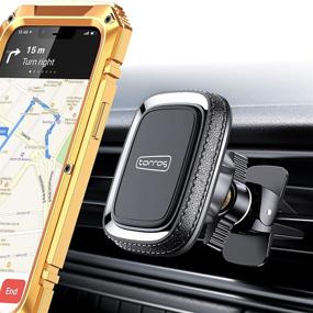 img 4 attached to 📱 TORRAS Magnetic Car Phone Holder [6 Upgraded Super Magnets] [Case Friendly] Air Vent Mount for iPhone, Samsung, All Smartphones - Compatible with all Smartphones