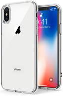 📱 tenoc прозрачный ультратонкий чехол из тпу для iphone xs/x/10 - полное защитное бамперное покрытие логотип