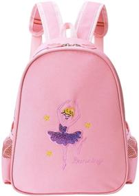 img 4 attached to 🩰 BAOHULU Ballet Colors Toddler Backpack - SEO-Optimized Product Name