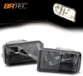 img 1 attached to BRTEC Halogen Lamp Fog Lights for 2007-2015 Chevy Tahoe & Chevy Suburban + 2010-2014 GMC Yukon Smoke Fog Lights