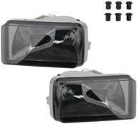 brtec halogen lamp fog lights for 2007-2015 chevy tahoe & chevy suburban + 2010-2014 gmc yukon smoke fog lights logo