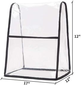 img 3 attached to 🎛️ Clear Kitchen Stand Mixer Cover - Waterproof Thicken Protector Bag for Large Kitchen Mixer (JBJZ02)