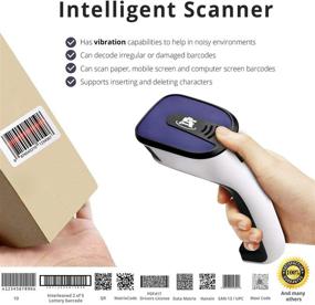 img 2 attached to 📱 ScanAvenger 3-in-1 Wireless Bluetooth Barcode Scanner: Portable Hand Scanners - Cordless, Rechargeable Inventory Management Scan Gun - Wireless, Handheld, USB Bar Code/QR Code Reader