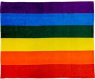 infinity republic rainbow pride soft fleece throw blanket - versatile 50x60 throw perfect for living rooms, bedrooms, kids' rooms, outdoors, and holiday gifts! logo