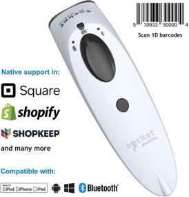 img 1 attached to Socket Scan S700 1D Barcode Scanner with White Color & Charging Dock (CX3464-1932)