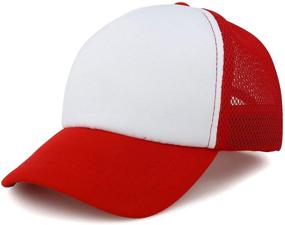 img 4 attached to 🧢 Trendy Apparel Shop: Stylish Hats & Caps for Infant Trucker Boys' Accessories