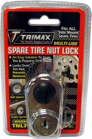 img 2 attached to 🔒 Защитите свое запасное колесо с помощью замка для запасного колеса Trimax A-33060-SPK TNL740 Side Mount Spare Tire Nut Lock