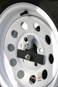 img 3 attached to 🔒 Защитите свое запасное колесо с помощью замка для запасного колеса Trimax A-33060-SPK TNL740 Side Mount Spare Tire Nut Lock