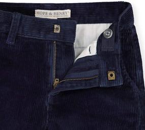 img 2 attached to Premium Quality Kahki Organic Cotton Boys' Pants 👖 by Hope Henry - Comfortable and Sustainable Clothing for Boys