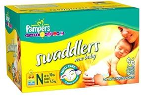img 1 attached to 👶 Pampers Swaddlers Newborn 96-Count Diapers