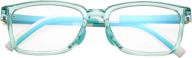 👓 shield their eyes: kids blue light blocking glasses for age 5-15 - anti glare, eyestrain & blu-ray blocker - computer eyeglasses logo