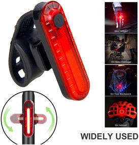 img 2 attached to EBUYFIRE USB Rechargeable Bike Light Set with Upgraded Mount - Super Bright 5200 mAh 🚴 3T6 LED Bike Headlight and Back Rear LED - 3 Light Mode for All Bicycles, Mountain, Road