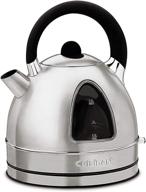 🔌 cuisinart dk-17 перезаряжаемый электрический чайник из нержавеющей стали логотип