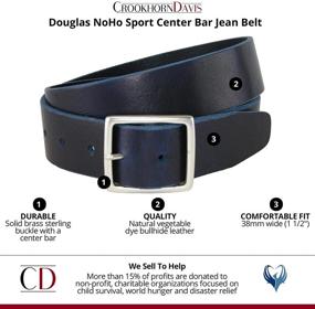 img 3 attached to 👔 Premium Bullhide Leather Dress Belt: Stylish and Durable Accessories