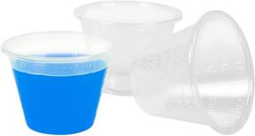 img 2 attached to 500-Pack of 1oz Disposable Plastic Medicine Cups - Graduated for Accurate Dosage Measure of Mixed Pills, Liquid Medications, DIY Arts & Crafts, Mixes, Mouthwash