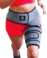 🦵 sparthos sciatic nerve brace - hip support belt for sciatica, si joint, hamstring pain relief - orthopedic thigh groin compression wrap - sacroiliac sciatic pain relief for men & women (left leg) логотип