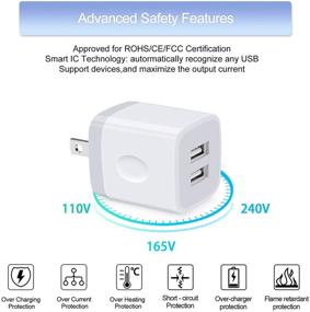 img 1 attached to ⚡️ Быстрая зарядка USB Type C с кабелем длиной 6 футов для Samsung Galaxy S21 Ultra/S21/S21+/S20 FE/Ultra 5G S20+ Note 21/20 Ultra/20/10/10+, Google Pixel 5/5XL/4a 5G/4a/4XL/4/3a - блок зарядки 2.1A