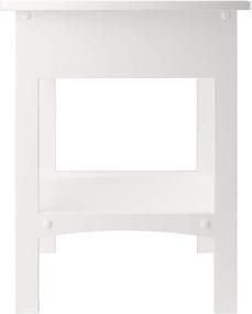 img 2 attached to 🌟 White Winsome Wood Claire Accent Table: Enhanced SEO-Friendly Product Name