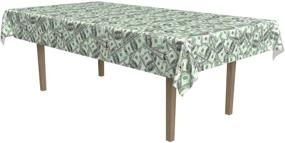 img 3 attached to 💰 Big Bucks Tablecover: Perfect Party Accessory for a Lavish Event (1 count) (1/Pkg)
