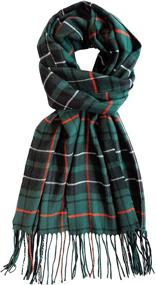 img 4 attached to 🎄 Stylish Scottish Multi Color Cashmere Fashion for a Festive Christmas