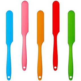 img 4 attached to Non Stick Spatulas Silicone Applicator Reusable Shave & Hair Removal