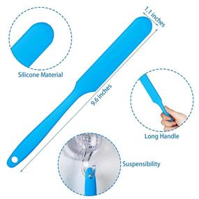 img 3 attached to Non Stick Spatulas Silicone Applicator Reusable Shave & Hair Removal