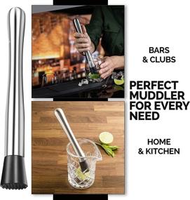 img 2 attached to 🍹 Stainless Steel Cocktail Muddler Crusher - Enhancing Fun and Style!