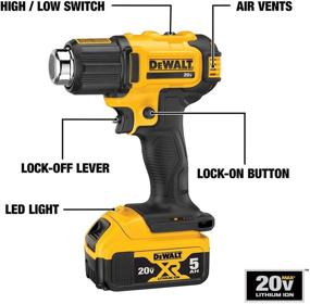 img 3 attached to DEWALT DCE530P1 20V Cordless Heat