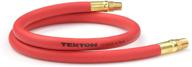 🔌 tekton hybrid lead-in air hose - 3/8 inch id, 3 feet length (300 psi) - model 46132 logo