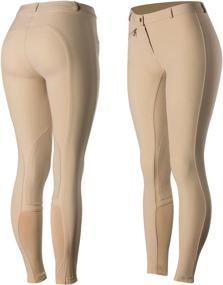 img 1 attached to Horze Womens Microfiber Riding Breeches Sports & Fitness