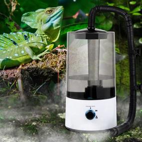 img 3 attached to 🦎 Large Tank Reptile Humidifier Mister Fogger for Lizard, Snake, Herps, Amphibians, Vivarium - 4L Tank