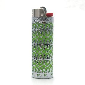 img 4 attached to Lucklybestseller Lighter Holder Hollow Hollow Silver