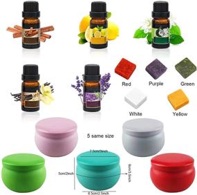 img 2 attached to 🕯️ Angela&amp;Alex 77 Pcs Candle Making Kit: DIY Craft Tools for Beginners with Soy Bean Wax, Pouring Pot, Wicks, Tins - Perfect Candle Making Gift Set
