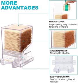 img 2 attached to Serve Clean Toothpick Зубочистки ресторанного стиля