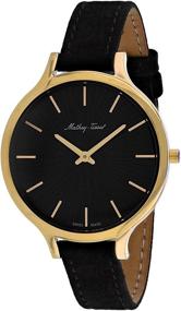 img 1 attached to MATTHEY TISSOT Womens Stainless Quartz Leather