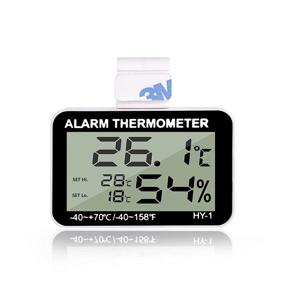 img 3 attached to 🦎 Reptile Thermometer with Alarm | Digital Hygrometer for Reptile Tanks & Terrariums