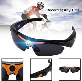 img 1 attached to 🕶️ HD 1080P Hidden Sport Sunglasses: Video Camera Smart Glasses with Polarized UV400 Lenses - Perfect for Cycling!