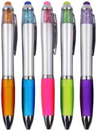 🖊️ стилус-ручки misibao: стилус-ручки средней толщины с кристаллами - набор из 5 штук логотип