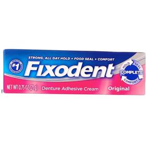 img 4 attached to Упаковка из 3 кремов FIXODENT для протезов 0,75 унции - оригинальная формула