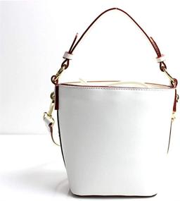 img 3 attached to Flamingo Drawstring Bucket Shoulder Handbag