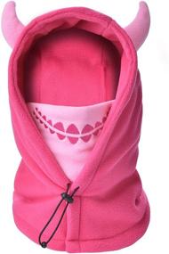 img 4 attached to Winter Balaclavas Riding Fleece Warmer Boys' Accessories for Cold Weather