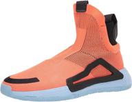 🏀 adidas l3v3l basketball: hi res coral performance sneakers логотип