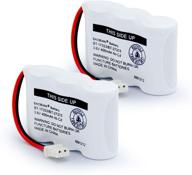 🔋 baobian bt17333/bt27333 cordless phone battery - 2 pack, 3.6v 400mah logo