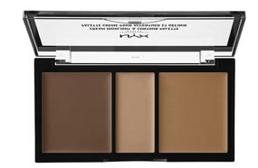 img 2 attached to 💄 NYX Professional Makeup Cream Highlight & Contour Palette (Deep) - Get a Flawless Contoured Look with 0.38 Ounce (CHCP03)